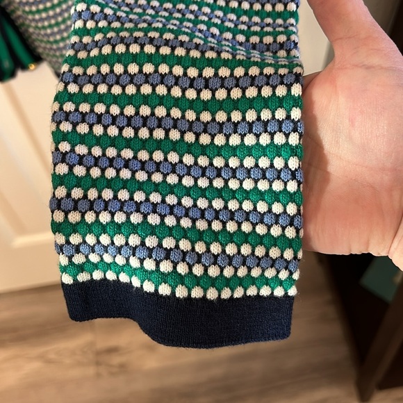 Appleseeds Women’s (S) Multicolor Dot Striped Cardigan Soft Sweater NWT Classic - Picture 6 of 8